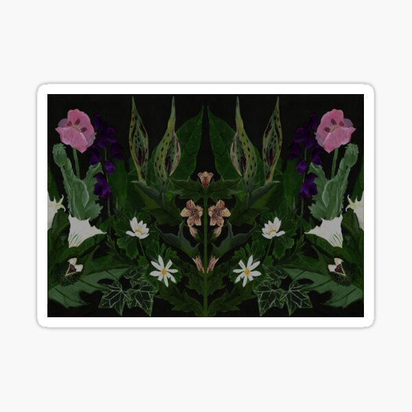The Poison Garden - Datura and Henbane Sticker