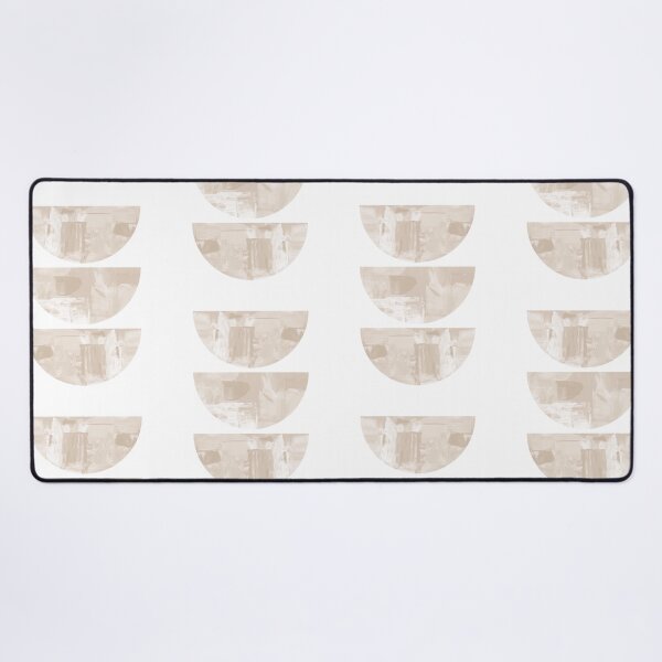 Item preview, Geometric Shapes Mid Century Modern Art in Beige designed and sold by ArticraftShop.