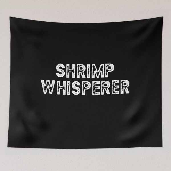 Item preview, Distressed Font Shrimp Whisperer designed and sold by RoguePixel.
