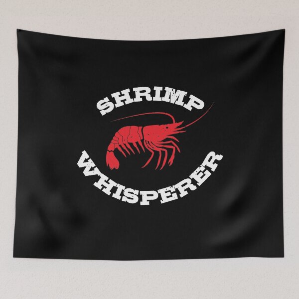 Item preview, Distressed Font Shrimp Whisperer designed and sold by RoguePixel.