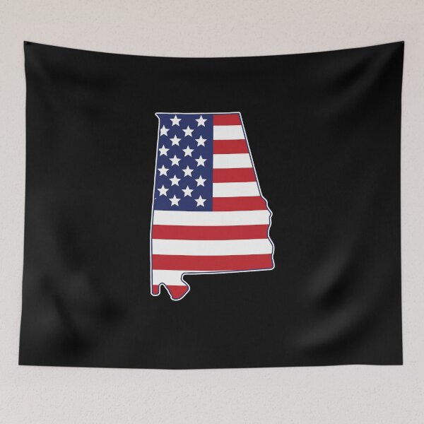 Item preview, State of Alabama USA American Flag Patriotic designed and sold by RoguePixel.