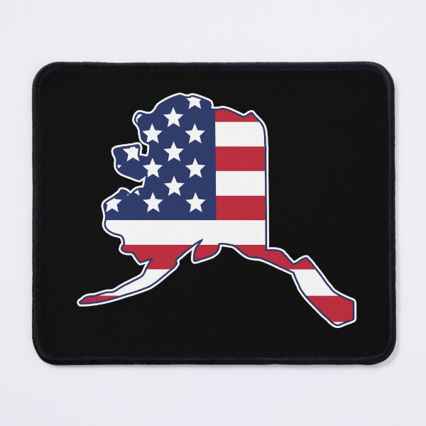 Item preview, State of Alaska USA American Flag Patriotic designed and sold by RoguePixel.