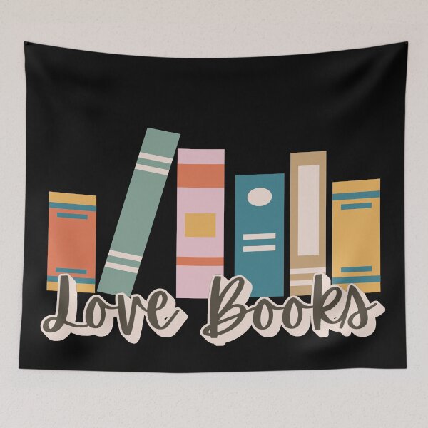 Item preview, Love Books, Fun Book Lover Design For Eager Readers And Book Lovers designed and sold by TrulyEpoque.