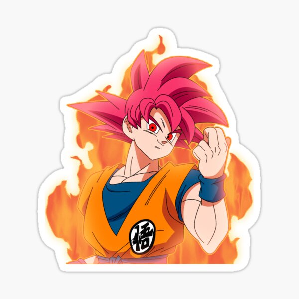 Goku SSJ Blue - Full Body Sticker by Quinjao