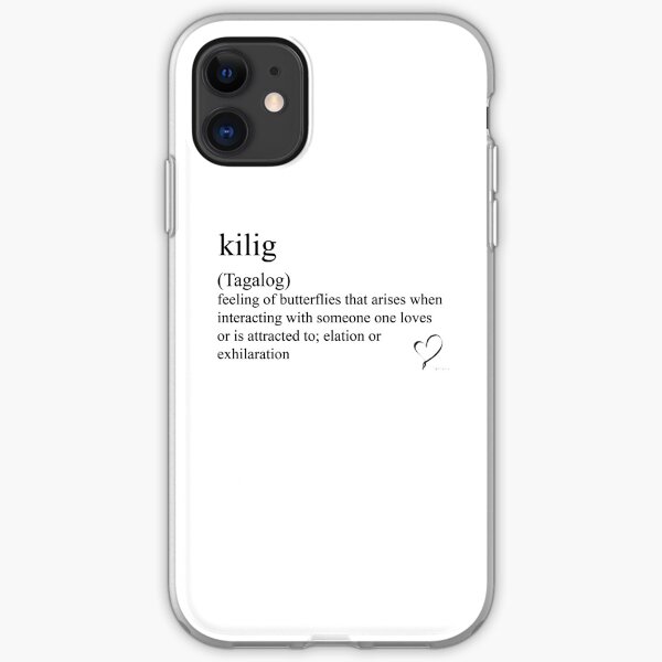 kilig (Tagalog) statement tees & accessories iPhone Soft Case