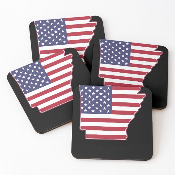 Item preview, State of Arkansas USA American Flag Patriotic designed and sold by RoguePixel.