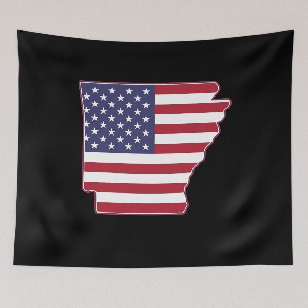 Item preview, State of Arkansas USA American Flag Patriotic designed and sold by RoguePixel.
