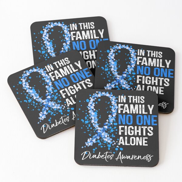 Item preview, In This Family No One Fights Alone Diabetes Awareness designed and sold by CarlaHerold.