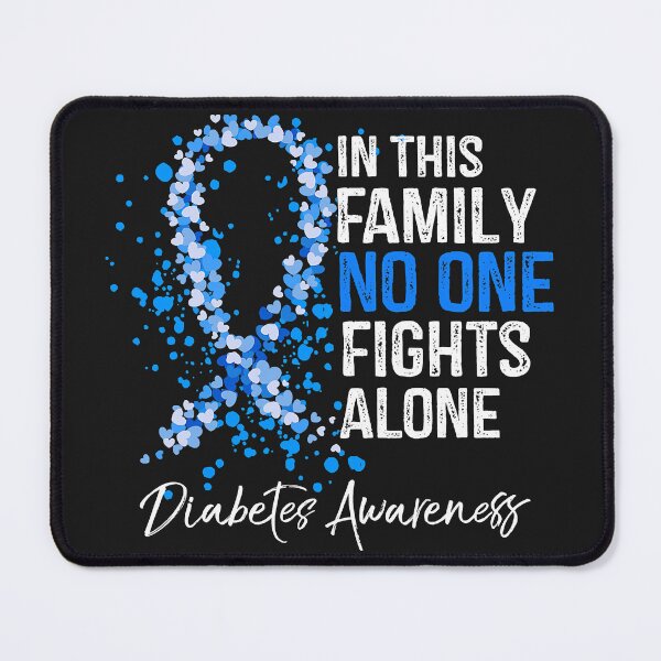 Item preview, In This Family No One Fights Alone Diabetes Awareness designed and sold by CarlaHerold.