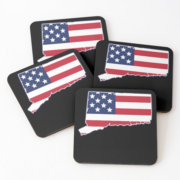 Item preview, State of Connecticut USA American Flag Patriotic designed and sold by RoguePixel.