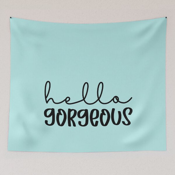 Item preview, Hello Gorgeous 2 - Quote in Script Calligraphy Typography  designed and sold by Cawaiico.