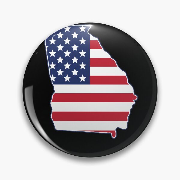Item preview, State of Georgia USA American Flag Patriotic designed and sold by RoguePixel.