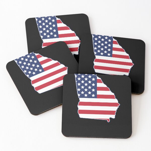 Item preview, State of Georgia USA American Flag Patriotic designed and sold by RoguePixel.