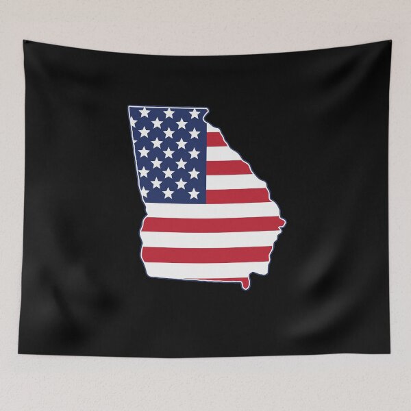 Item preview, State of Georgia USA American Flag Patriotic designed and sold by RoguePixel.