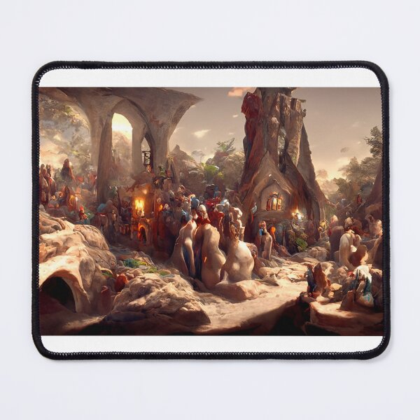 Item preview, Community together in the mythical village of Tir Na Nog designed and sold by Azbats.