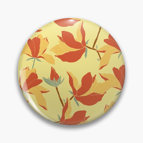 Item preview, Diseño sin costuras de flores naranjas designed and sold by Reshma Rajagopal.