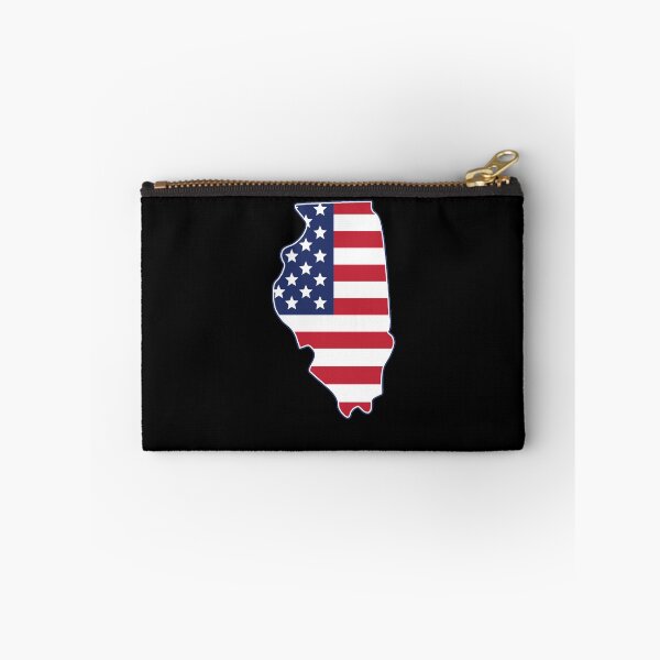 Item preview, State of Illinois USA American Flag Patriotic designed and sold by RoguePixel.
