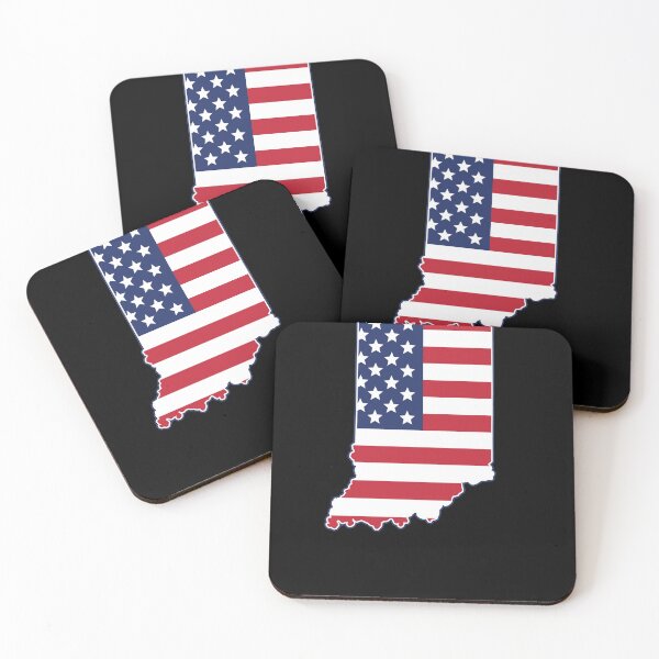 Item preview, State of Indiana USA American Flag Patriotic designed and sold by RoguePixel.