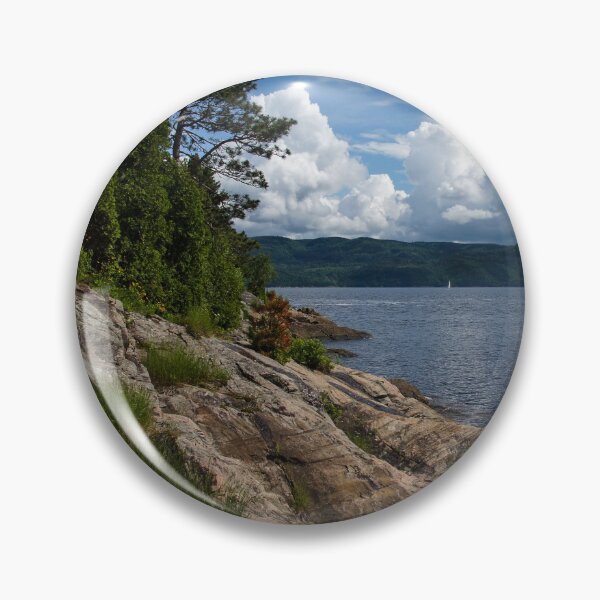 Item preview, Coastal Beauty of Saguenay River in Quebec, Canada designed and sold by Georgia Mizuleva.