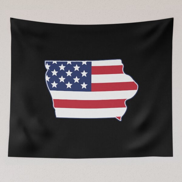 Item preview, State of Iowa USA American Flag Patriotic designed and sold by RoguePixel.