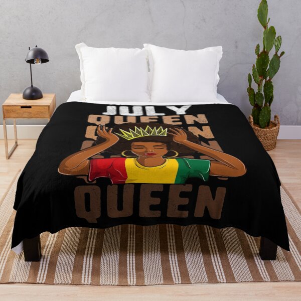 Item preview, Birthday Tees For Women, July Queen African Girl designed and sold by infinitecity751.