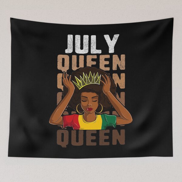 Item preview, Birthday Tees For Women, July Queen African Girl designed and sold by infinitecity751.