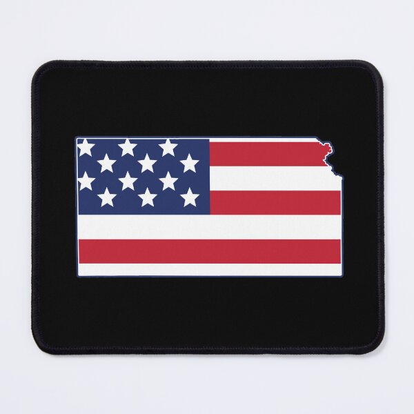 Item preview, State of Kansas USA American Flag Patriotic designed and sold by RoguePixel.