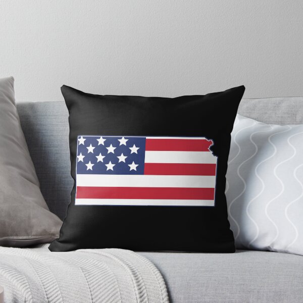 Item preview, State of Kansas USA American Flag Patriotic designed and sold by RoguePixel.