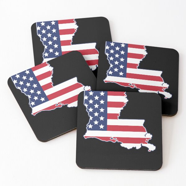 Item preview, State of Louisiana USA American Flag Patriotic designed and sold by RoguePixel.