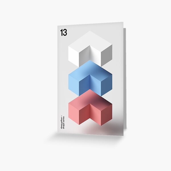 13 Deepshape Greeting Card