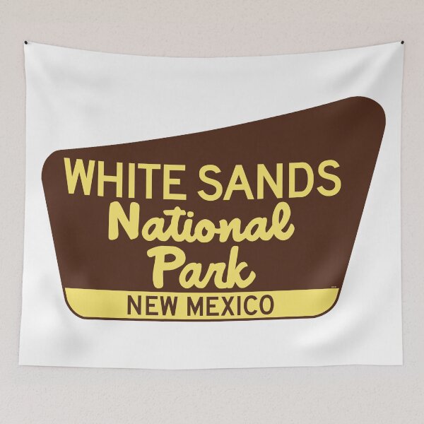 Artikelvorschau, White Sands National Park New Mexico Zeichen NM entworfen und verkauft von DESTINATIONS DECAL.