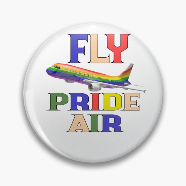 Item preview, Fly Pride Air -  Imaginary Airline, Unfortunately -  Gay Pride designed and sold by MauveMoves.