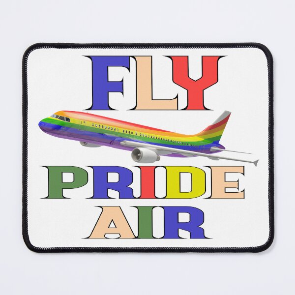 Item preview, Fly Pride Air -  Imaginary Airline, Unfortunately -  Gay Pride designed and sold by MauveMoves.