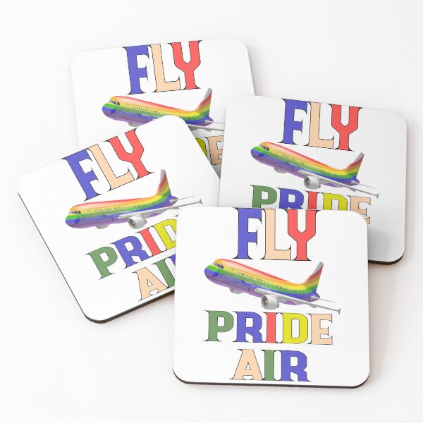 Item preview, Fly Pride Air -  Imaginary Airline, Unfortunately -  Gay Pride designed and sold by MauveMoves.