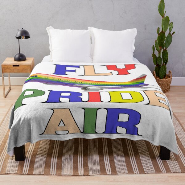 Item preview, Fly Pride Air - Imaginary Airline, Unfortunately - Gay Pride designed and sold by MauveMoves.