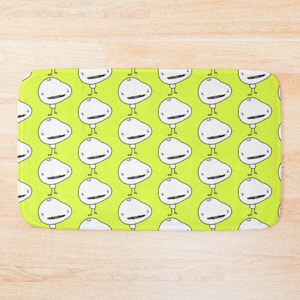 Item preview, Nervous cartoon huge head sticker graphic  designed and sold by spooks draws.