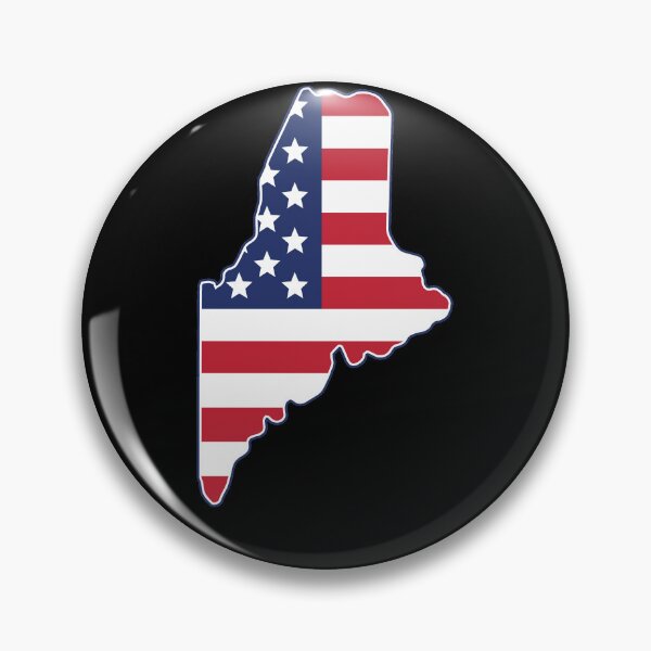 Item preview, State of Maine USA American Flag Patriotic designed and sold by RoguePixel.