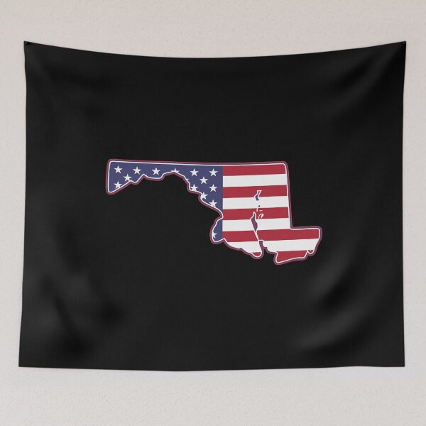 Item preview, State of Maryland USA American Flag Patriotic designed and sold by RoguePixel.