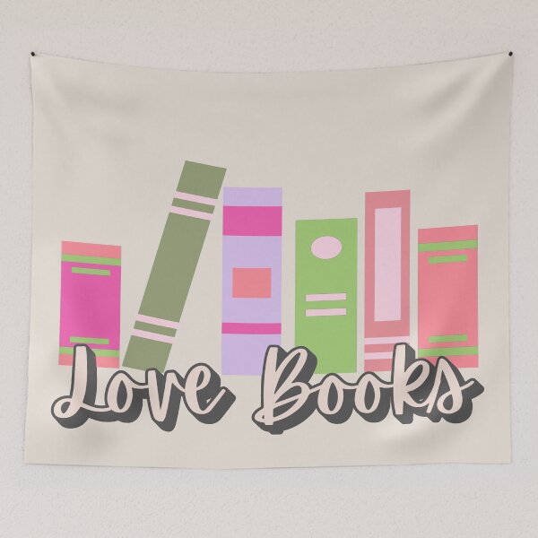 Item preview, Pink Love Books, Fun Book Lover Design For Eager Readers And Book Lovers designed and sold by TrulyEpoque.