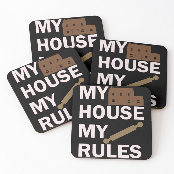 Item preview, My House My Rules - Funny Design designed and sold by DerekJSmith.