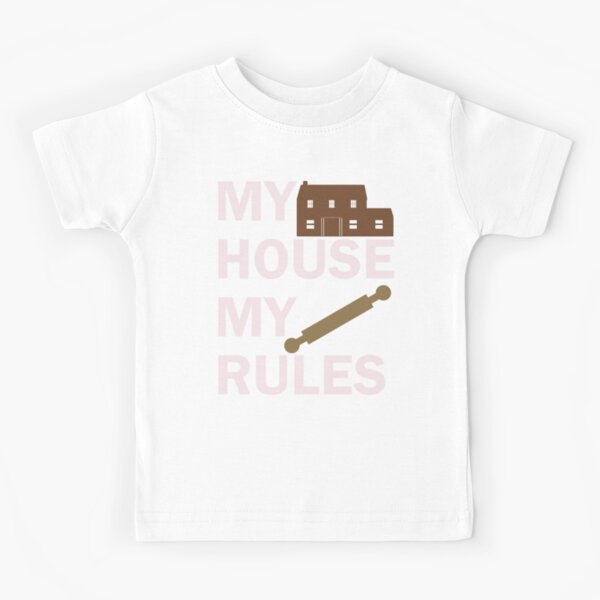 Witty funny design; My House My rules (BlackFont)' Men's T-Shirt