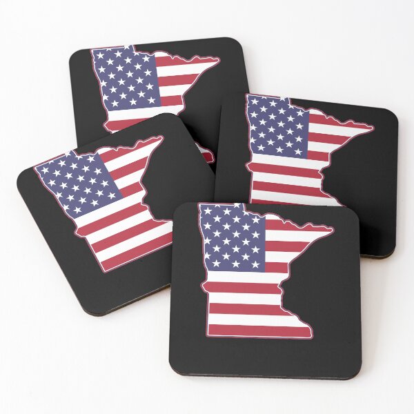 Item preview, State of Minnesota USA American Flag Patriotic designed and sold by RoguePixel.