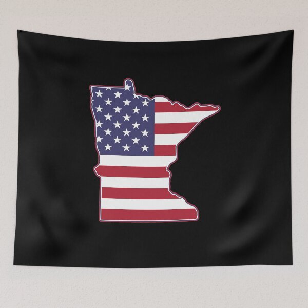 Item preview, State of Minnesota USA American Flag Patriotic designed and sold by RoguePixel.