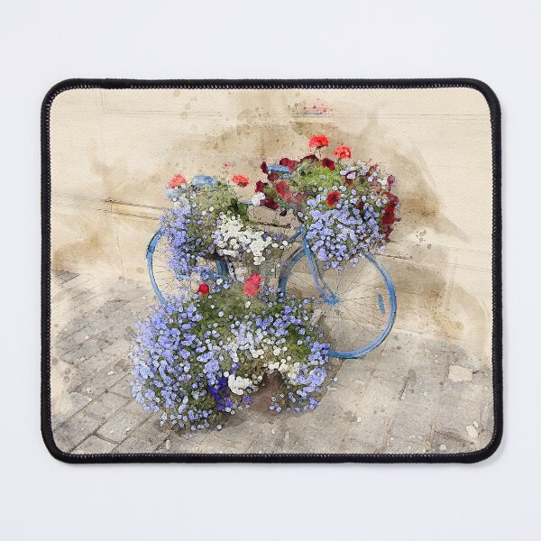 Item preview, Exeter bicycle flowers designed and sold by Graz-Photos.