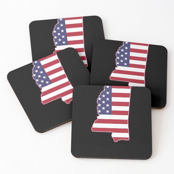 Item preview, State of Mississippi USA American Flag Patriotic designed and sold by RoguePixel.