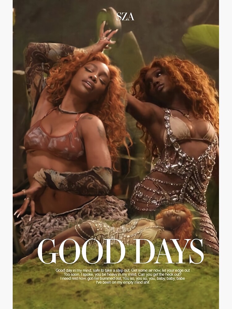 Aesthetic Album Good Days Sza Poster Poster For Sale By Vindesgendes Redbubble 3903