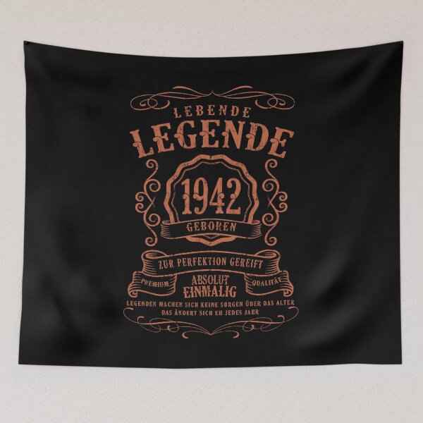 Item preview, 80th Birthday Lebende Legende Vintage 1942 designed and sold by Dubbra.