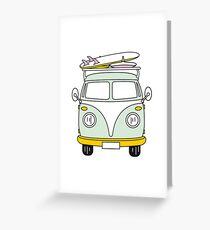 VW Van Greeting Card