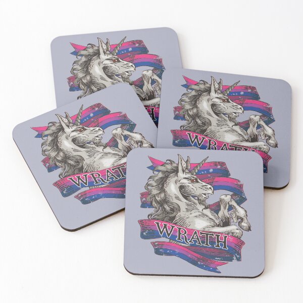 Item preview, Wrath Unicorn - Bisexual Pride designed and sold by StillWinter.