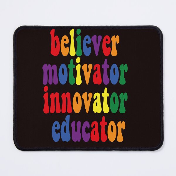 Item preview, Teacher Motivator Believer Innovator Educator designed and sold by shirtlees.